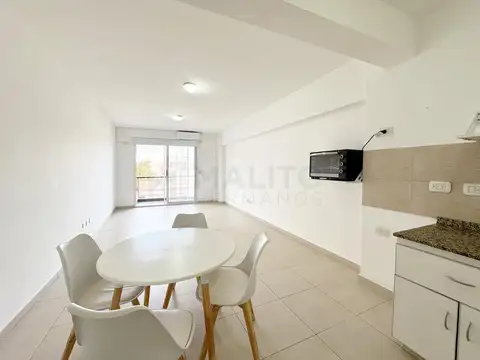 Departamento monoambiente con balcón