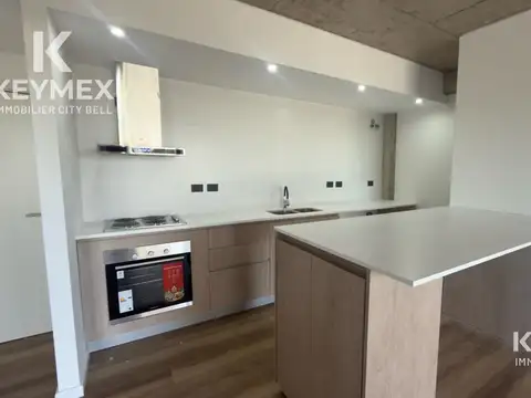 Departamento 1 dormitorio con cochera en barrio cerrado en alquiler en Manuel B Gonnet - La Plata