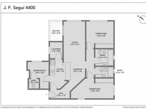 J. F. Seguí 4400 , Piso 5
