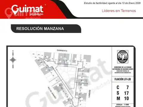 Excelente Terreno en Almagro- PLANOS APROBADOS -Canje todo por m2 en la obra  -Lideres en Terrenos