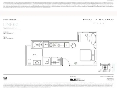 Departamento en Alquiler de 1 dormitorio