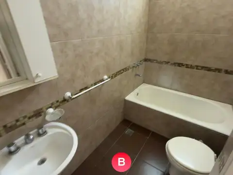 Departamento 2 ambientes con 1 baño