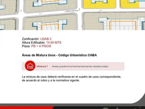 Terreno en Venta en Villa Urquiza, USD 340.000