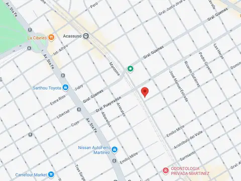 Terreno en Venta 20  mts Fondo