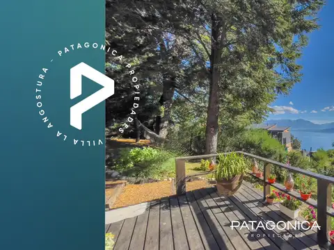 VENTA Casa de 204m2 con VISTA PLENA AL LAGO en Villa Correntoso, Villa La Angostura