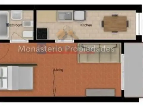 Departamento en Venta en Boca, USD 50.000