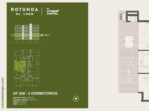 Rotunda al Lago 2 dorm Diciembre 2027