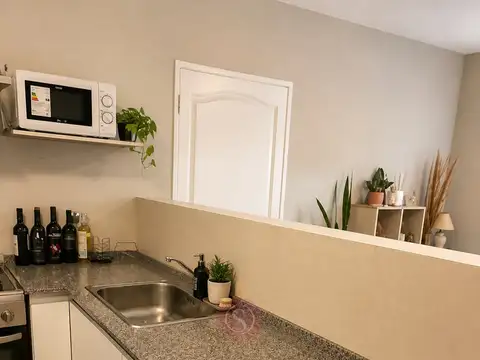 Departamento 2 ambientes con 1 baño