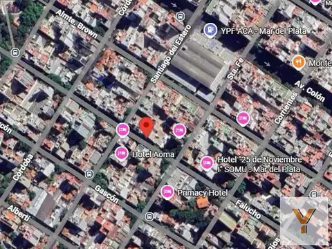 Departamento monoambiente en alquiler temporario - 1 Baño - Mar Del Plata