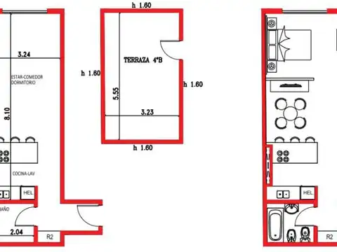 Departamento en Venta en Mataderos, USD 74.000