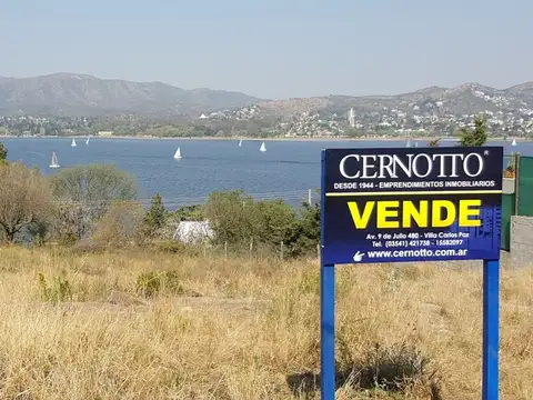 2 TERRENOS EN CARLOS PAZ CON LA MEJOR VISTA AL LAGO.LOTES DE CATEGORÍA ! Financiados !