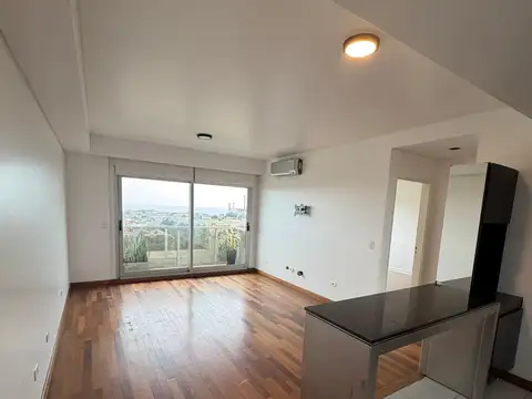 Departamento alquiler 2 ambientes zencity piso alto con balcon y cochera fija