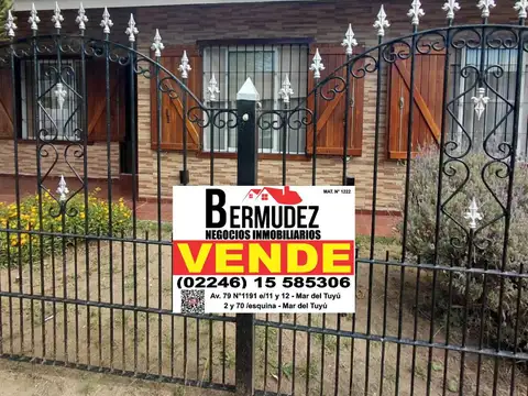 Venta Casa 3 Ambientes Sobre Amplio Lote Calle 82 Entre 3 Y 4 De Mar Del Tuyu