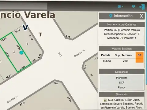 Terreno en Venta de 230,0 m2