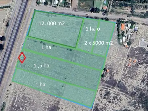 TERRENO SOBRE LA RUTA PARA DESARROLLO TUPUNGATO- TUNUYAN