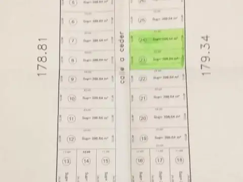 Terreno en Venta de 396,0 m2