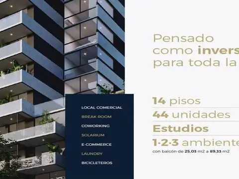 Departamento 2 ambientes con 1 baño