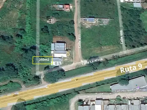 Terreno en Venta 25  mts Fondo