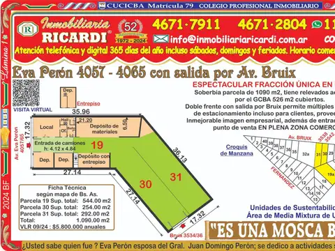 UNA MOSCA BLANCA.. ESPECTACULAR FRACCIÓN 1090 m2 de tierra