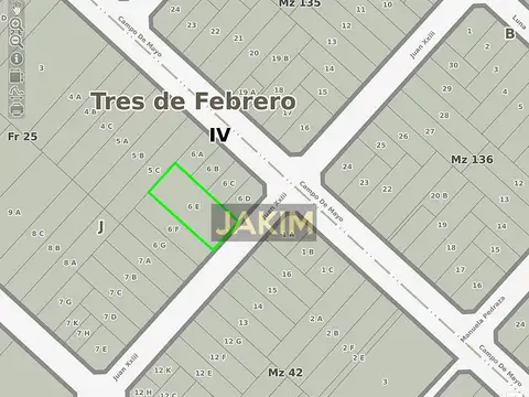 Terreno en Venta en Martin Coronado, USD 250.000