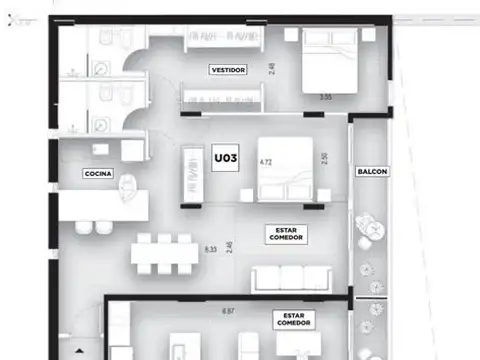 Departamento en Venta de 4 ambientes