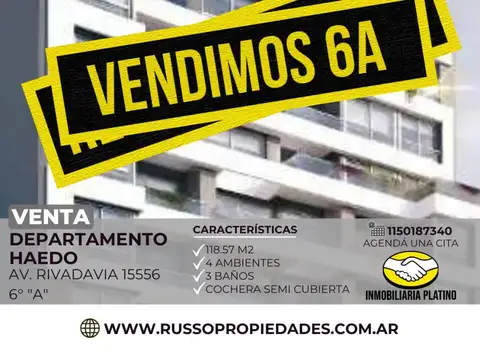 Departamento en Venta en Haedo, Partido de Morón