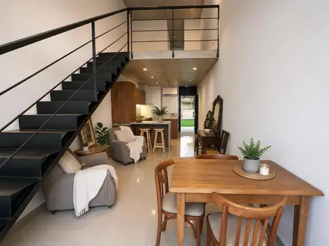 Alquiler - Departamento de un dormitorio en planta baja con balcón en Fisherton, Rosario
