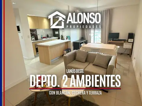 Departamento 2 Ambientes con Balcón y Cochera en Lanús