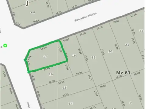 Terreno en Venta de 245,0 m2