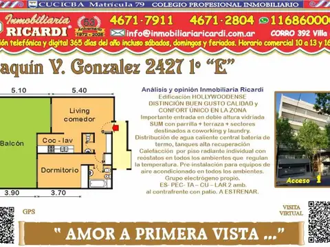 Departamento en Alquiler en Villa del Parque, Capital Federal