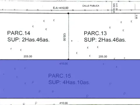 Terreno en Venta de 4,0 m2