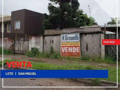 Lote - Venta - Argentina, San Miguel - Alem 2800