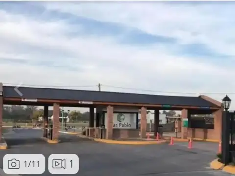 Terreno en  barrio cerrado San Pablo