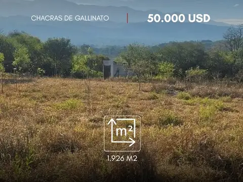 Terreno en venta de 1.926m2 en Chacras de Gallinato