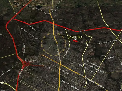 VENTA TERRENO PEÑAROL GRAN FRENTE prox FORTET y RUTA 102