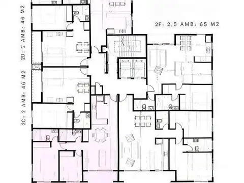 Departamento en Venta con 1 cocheras