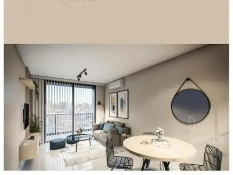 Departamento 2 ambientes con 1 baño