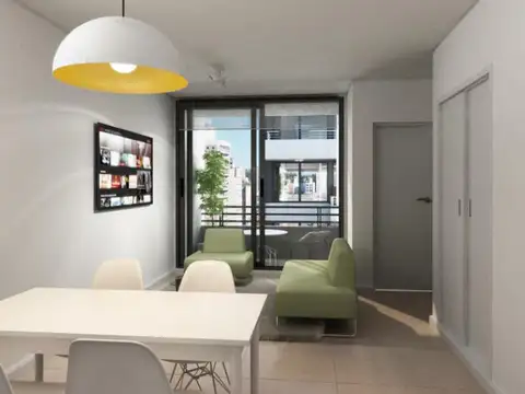 Departamento en venta 1 dormitorio con patio Rosas 1600 Barrio Martin