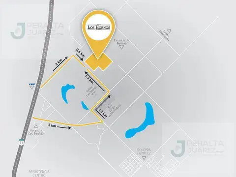 Terreno en Venta en Colonia Benitez, USD 7.500