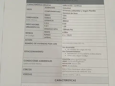 Terreno en Venta en Benavidez, USD 300.000