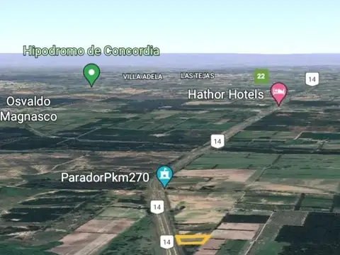 Lote sobre Autovía Nacional 14 km 270