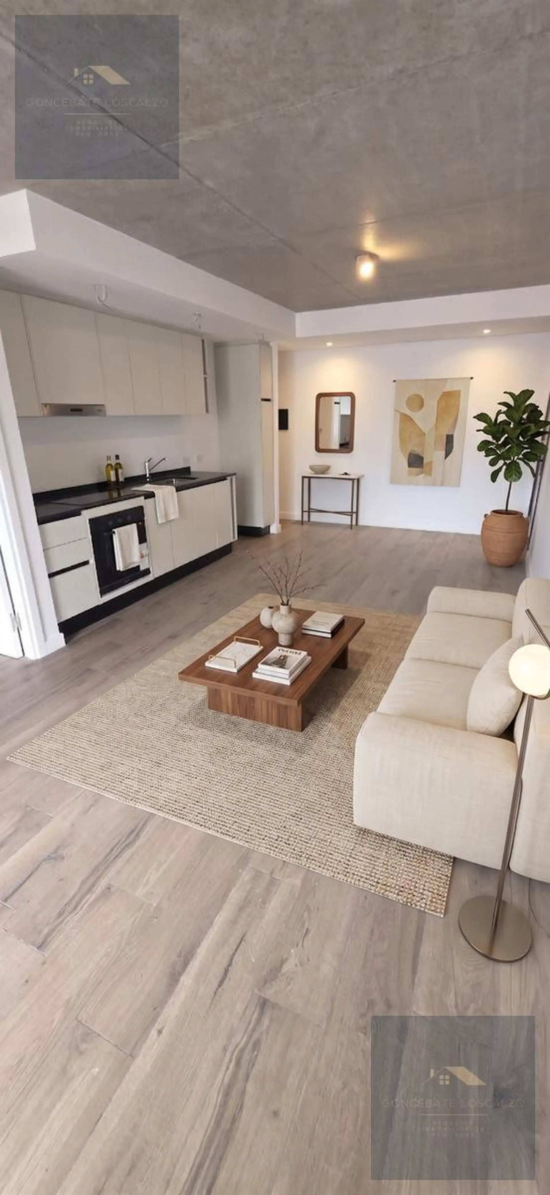 Depto 2 amb, 52m² con cochera y ascensor — Centro