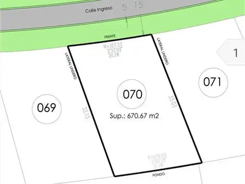 Terreno en Venta en Tristan Suarez, USD 55.000