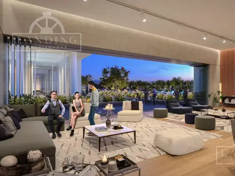 Departamento de 2 ambientes en venta con cochera en Belvedere Yacht Nordelta