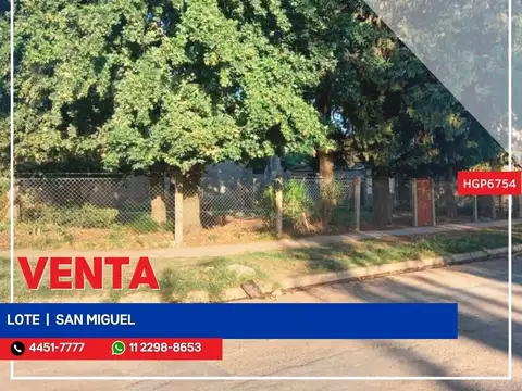 Lote - Venta - Argentina, San Miguel
