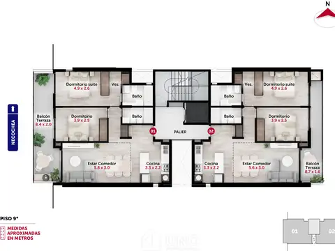 Departamento en Venta al Oeste