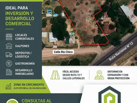 ?? INVERSIÓN ESTRATÉGICA EN CORRIENTES

?? Río Chico y Las Azucenas

Ter