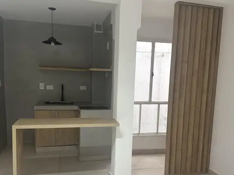 Departamento 2 ambientes con 1 baño