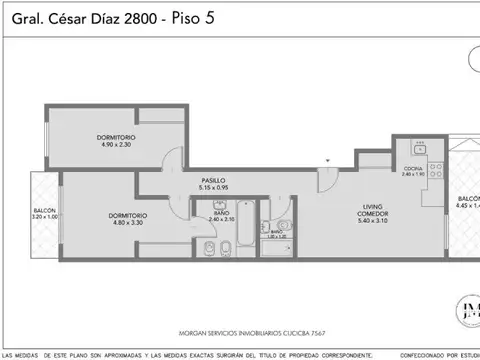 Departamento en Venta en Villa del Parque, USD 175.000