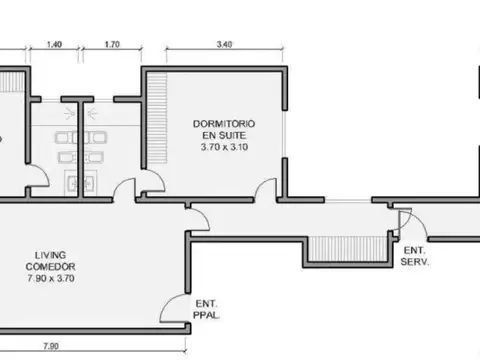 Departamento en Venta al Oeste
